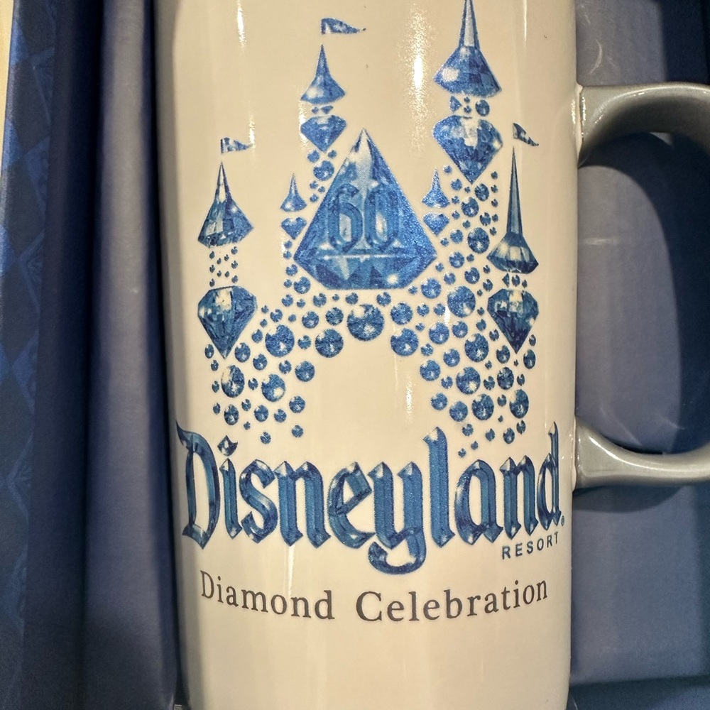 Disneyland 60th Anniversary Diamond Celebration Starbucks Mug